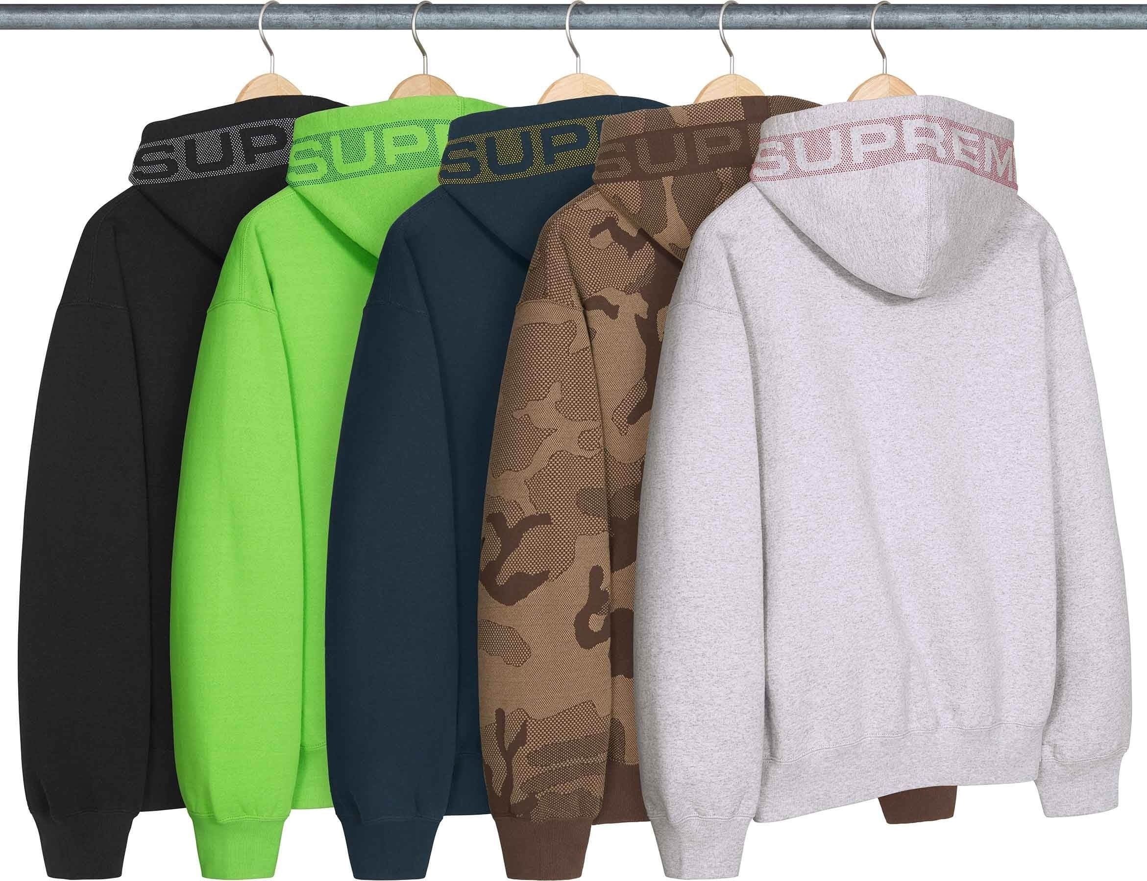 Jacquard Stripe Hooded Sweatshirt